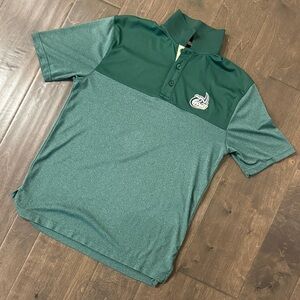 Two-Tone Green Charlotte 49ers Polo Shirt